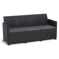 Keter MARIE 3 SEATERS SOFA - grafit