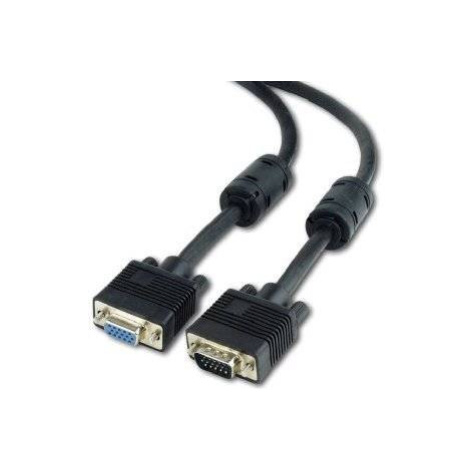Cablexpert kábel pre monitor Predlžovací HD15 M/F HQ 3M tienenie+ferit čierny