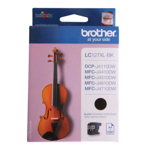 Brother LC-127XLBK čierna (black) originálna cartridge