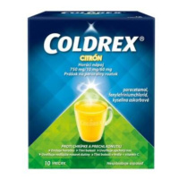 COLDREX horúci nápoj citrón 10 vrecúšok