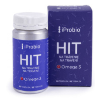 IPROBIO Hit na trávenie + omega 3 60 kapsúl