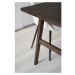 Tmavohnedý jedálenský stôl v dekore duba 100x220 cm Plainfield – Rowico