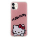 Plastové puzdro Hello Kitty na Apple iPhone 11 HKHCN61HKDSP IML Daydreaming Logo ružové