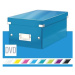 Leitz WOW Click & Store DVD 20,6 x 14,7 x 35,2 cm, modrá