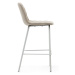Béžové barové stoličky v súprave 2 ks 92,5 cm Zunilda – Kave Home