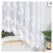 Biela žakarová záclona NORA 350x180 cm