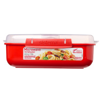 SISTEMA Microwave Krabička na ohrev jedla červená 1,25 l