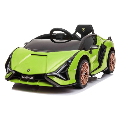 mamido Detské elektrické auto Lamborghini Sian zelené