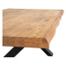 Norddan Dizajnový konferenčný stolík Jonathon 120 cm prírodný dub