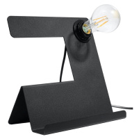 Čierna stolová lampa (výška 24 cm) Gabriel – Nice Lamps