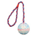 Trixie Ball on a rope, natural rubber, ř 6/30 cm