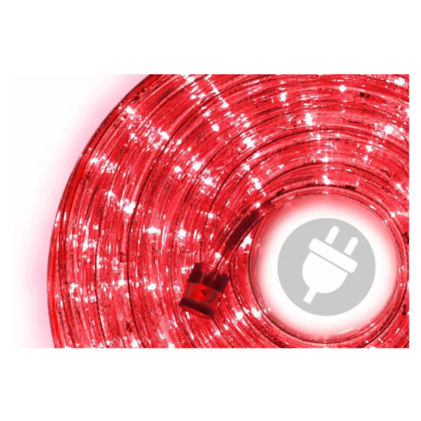 Nexos 824 LED svetelný kábel 10 m - červená, 240 diód