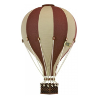 Dadaboom.sk Dekoračný teplovzdušný balón - hnedá/krémová - M-33cm x 20cm