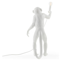 Stolová LED lampa Monkey Lamp, biela, stojacia