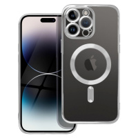 Silikónové puzdro na Apple iPhone 11 Electro Mag strieborné