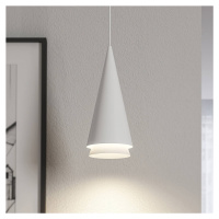 Lucande Naoh závesná lampa, 1-plameňová, biela