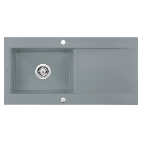 DEANTE DEANTE - Sabor šedá mat - Keramický drez, 1 - bowl s odkvapkávačom ZCB_3113