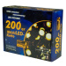 Nexos 28572 Vianočné LED osvetlenie - 20 m, 200 MAXI LED diód, teple biela