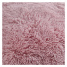 Ružové mikroplyšové obliečky Catherine Lansfield Cuddly, 200 x 200 cm