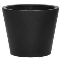 Kvetináč Bucket, farba čierna, viac veľkostí - PotteryPots Velikost: L - v. 60 cm, ⌀ 68 cm