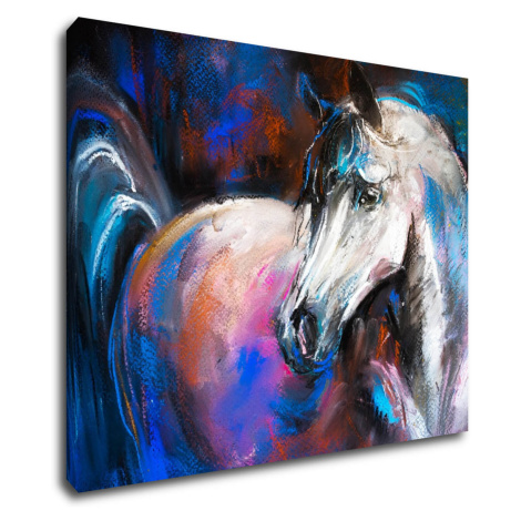 Impresi Obraz Farebný kôň - 90 x 70 cm