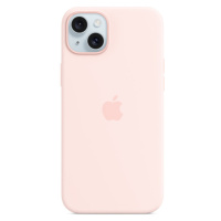 Apple silikónový kryt s MagSafe na iPhone 15 Plus svetlo ružový