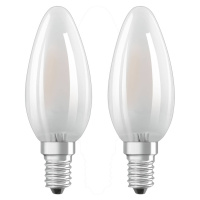 OSRAM LED žiarovka E14 4W teplá biela sada 2 ks