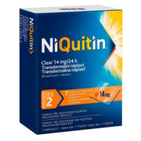 NIQUITIN Clear 14 mg/24 h 7 kusov
