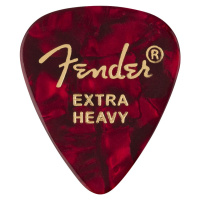 Fender 351 Shape Picks, Extra Heavy, Red Moto