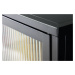 LuxD Dizajnová vitrína Damaris 150 cm čierna