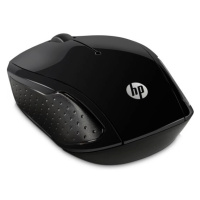 Myš bezdrôtová, HP 200, čierna, optická, 1000DPI