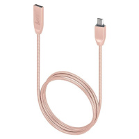Micro USB kábel Metal Zinkový pre smartfóny ružovo zlatý
