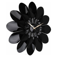 Dizajnové nástenné hodiny Karlsson Flower 5731BK, 60 cm
