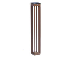 Solárna LED lampa Borne so snímačom, 90 cm, corten