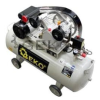 Geko Kompresor 100L olejový dvojpiestový G80302