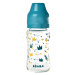 Beaba dojčenská sklenená fľaša Crown so širokým hrdlom 240 ml 911655 modrá