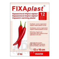 FIXAplast Kapsaicínová hrejivá náplasť WARM