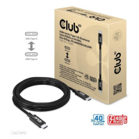 Club3D Kábel USB4 Gen3x2 Typ C 8K60Hz UHD, 40 Gbps, Power Delivery 240 W, (M/M), 300 cm