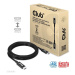 Club3D Kábel USB4 Gen3x2 Typ C 8K60Hz UHD, 40 Gbps, Power Delivery 240 W, (M/M), 300 cm