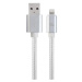 Kábel CABLEXPERT USB 2.0 Lightning (IP5 a vyšší) nabíjací a synchronizačný kábel, opletený, 1,8m