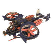 Woodcraft Drevené 3D puzzle Bojové lietadlo RAD