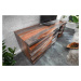 LuxD Dizajnový TV stolík Lorenzo 150 cm sheesham dymový