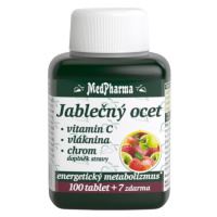 MEDPHARMA Jablčný ocot + Vitamin C + Vláknina + Chróm 107 tablet