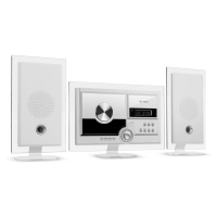 Auna Stereo Sonic, DAB+ stereo systém, DAB+, CD prehrávač, USB, BT, biely