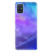 Odolné silikónové puzdro iSaprio - Purple Feathers - Samsung Galaxy A51