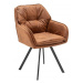 LuxD 21629 Dizajnová stolička Joe, hnedá