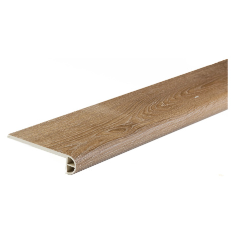 Schodový stupeň Calgary 1,2m, 1200x110x25mm, hnědá, Egibi