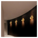 LED nástenné svietidlo v zlatej farbe Heybe – Opviq lights