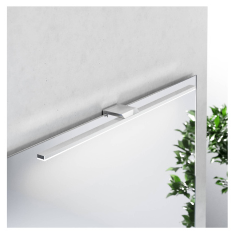 LED zrkadlové svetlo Triga IP44, chróm, 60 cm, 4 000 K