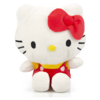 Sanrio Hello Kitty 50th Anniversary Plush Figure Red Bow Yellow Shirt 18 cm